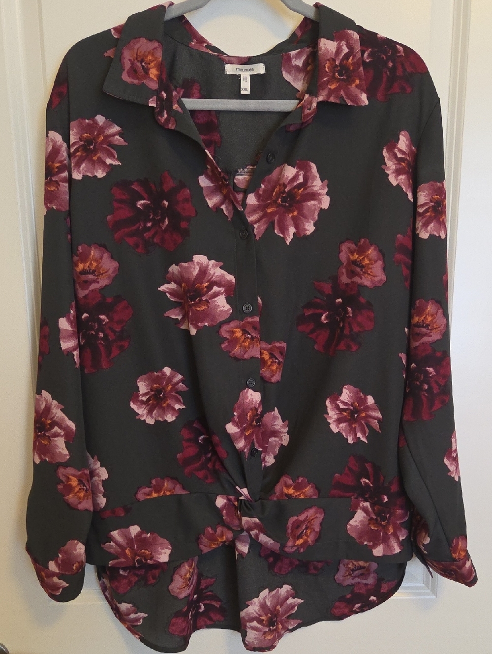 Maurices Button-Front Blouse